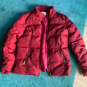 Red Puffer Coat
